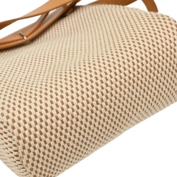 Hermes Beige Black Toile GM Officier Herbag TPM 2 in 1 Shoulder Bag - Picture 3 of 10